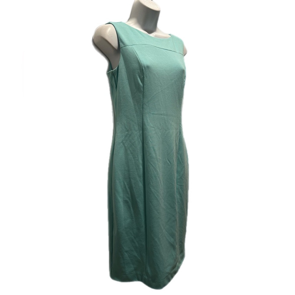 BANANA REPUBLIC AQUA PONTE KNIT SHEATH DRESS‎ SIZE 4
